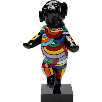 Figurka dekoracyjna DANCING DOG - multikolor