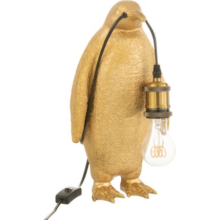 Lampa stołowa PENGUIN mała - złoty