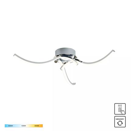 Lampa sufitowa FOCUS 20023-3CCH - chrom