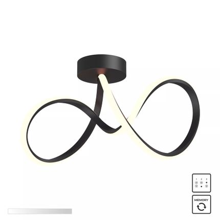 Lampa sufitowa CLINT MX6347-1-3BT - czarny
