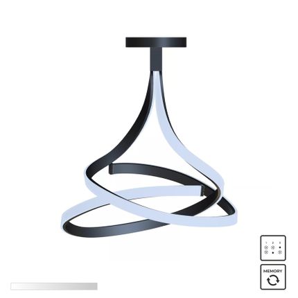 Lampa sufitowa VISO MX9932-2-3BD - czarny