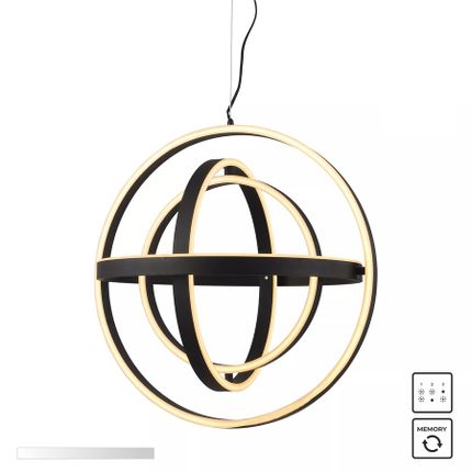 Lampa wisząca TESS MD9203-4-3BD - czarny