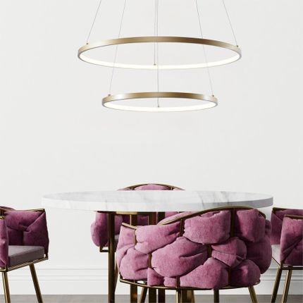 Lampa wisząca BRENO 18140GD-2 - złoty