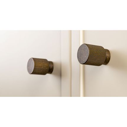 Gałka ARPA 0583 - mosiądz rustykalny / fi 22 mm