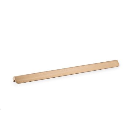 Uchwyt meblowy FLAPP 0610 - mosiądz cava szczotkowany / rozstaw 1056 mm