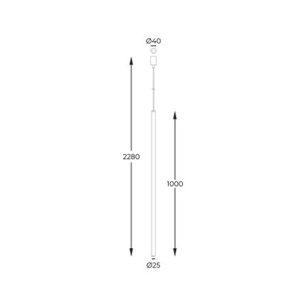 Lampa wisząca NOVA A8187L - złoty