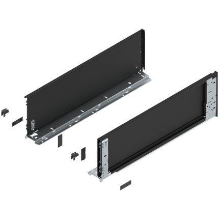 Bok szuflady LEGRABOX (wewnętrzny), wysokość C (177 mm), dł.=550 mm, lewy/prawy, do LEGRABOX pure+czarny mat*P/U: 1/5