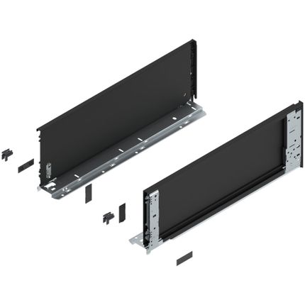 Bok szuflady LEGRABOX (wewnętrzny), wysokość C (177 mm), dł.=500 mm, lewy/prawy, do LEGRABOX pure+czarny mat*P/U: 1/5