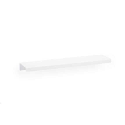 Uchwyt listwowy WAY 0518 - biały mat / rozstaw 128 mm