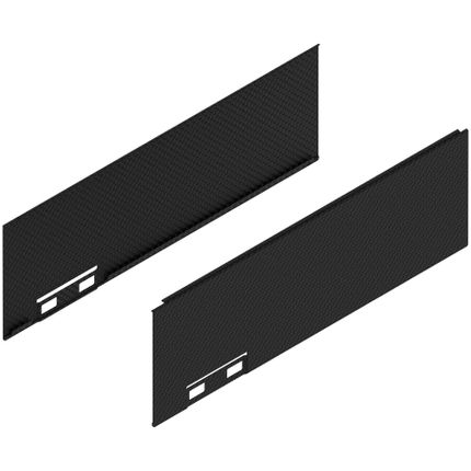 LEGRABOX Element dekoracyjny, wysokość M (90.5 mm), dł.=270 mm, prawy+lewy+czarny carb./carb.look*P/U: 20