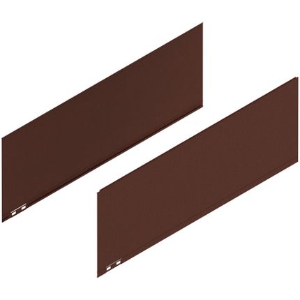 LEGRABOX Element dekoracyjny, wysokość F (241 mm), dł.=650 mm, prawy+lewy+noble rust*P/U: 10