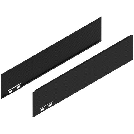 LEGRABOX Element dekoracyjny, wysokość M (90.5 mm), dł.=400 mm, prawy+lewy+czarny carb./carb.look*P/U: 20