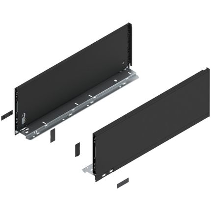 Bok szuflady LEGRABOX, wysokość C (177 mm), dł.=500 mm, lewy/prawy, do LEGRABOX pure+czarny mat*P/U: 1/5