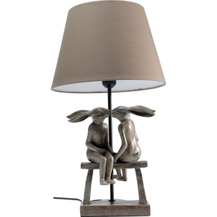Lampa stołowa ANIMAL BUNNY LOVE - brązowy