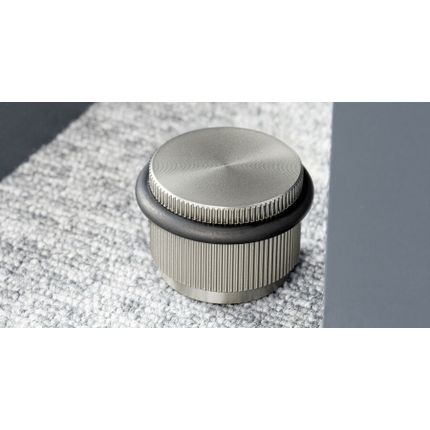 Stoper do drzwi ARPA 8011 - efekt stali nierdzewnej / fi 45 mm