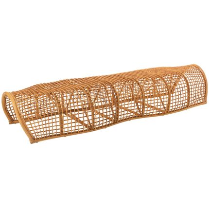 Ławka rattanowa RONI - naturalny