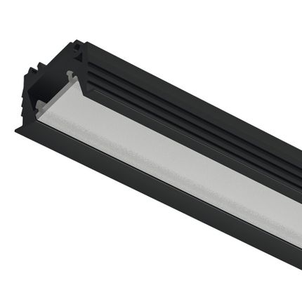 Profil wpuszczany LOOX5 1106 do taśm LED 5 mm - aluminium/czarny / dł. 300 cm