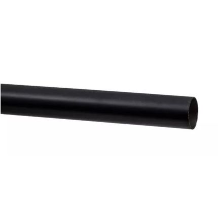 Drążek ubraniowy okrągły W01 - czarny mat / fi 25 mm / dł. 300 cm 