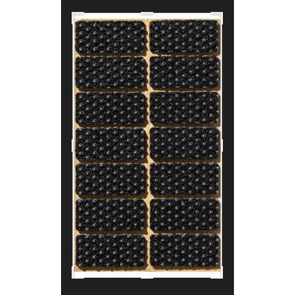 Podkładki meblowe antypoślizgowe Prostokąt 20x44 mm filc kolor szary