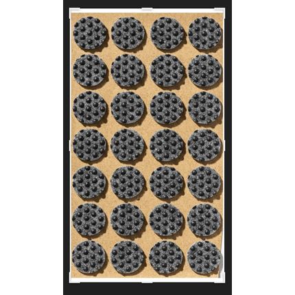Podkładki meblowe antypoślizgowe Koło 20x20 mm filc kolor szary
