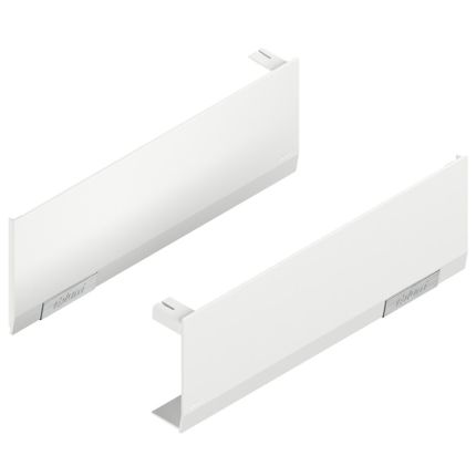 Zestaw zaślepek AVENTOS HF/HS/HL TOP, gładki, prawy+lewy+jedwabiście biały/inox*P/U: 1