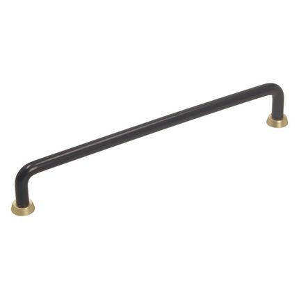 Uchwyt US18 - czarny mat, złoty / rozstaw 192 mm