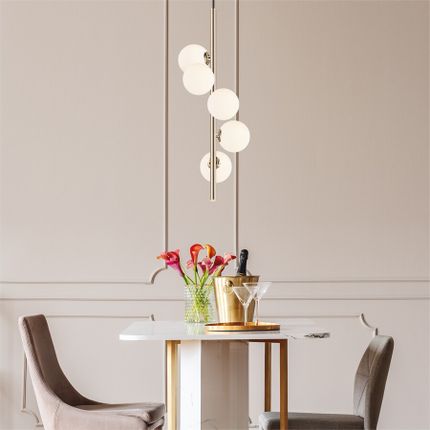 Lampa wisząca ARCTURUS P0574-05E-F7AA - złoty