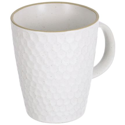 Kubek ceramiczny biały matowy 430ml