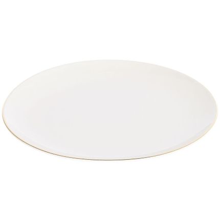 Talerz obiadowy porcelanowy biały 27 cm