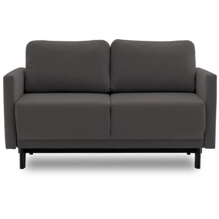 Sofa 2-osobowa rozkładana LAYA - ciemny szary