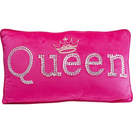 Poduszka dekoracyjna QUEEN 60x35 - różowy