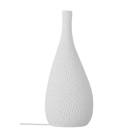 Lampa stołowa kamionkowa PELA - biały