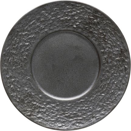 Talerz deserowy czarny kamionkowy Ø21 cm