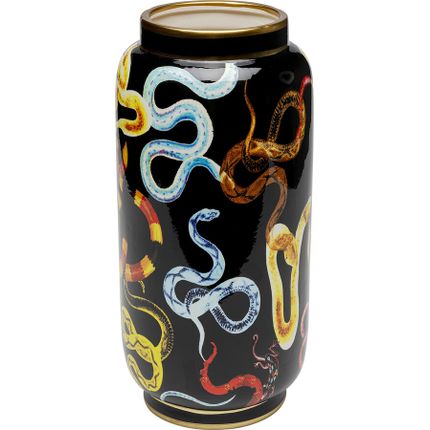 Wazon z porcelany motyw węży Ø19x40 cm
