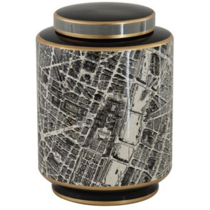 Deco Jar Streets Of Paris Ř22cm