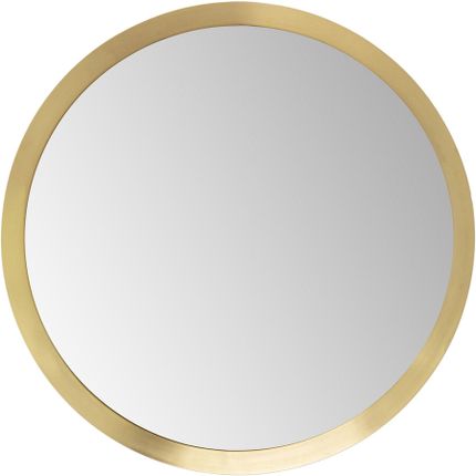 Lustro okrągłe rama złota stalowa Ø100 cm