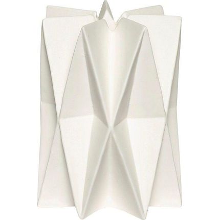 Świecznik ceramiczny biały 10x14 cm