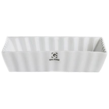 Forma do pieczenia porcelanowa biała 13x9 cm