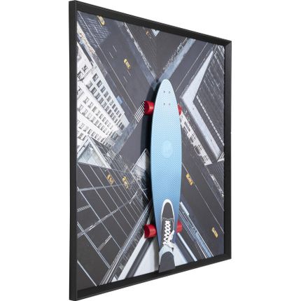 Obraz 3D SKYLINE SKATER 149x149