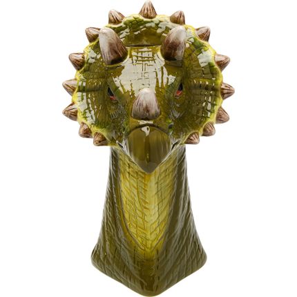 Wazon z dolomitu FUNNY ANIMAL DINO - zielony