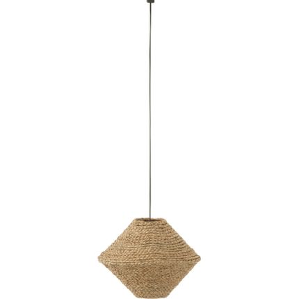Lampa wisząca z trawy morskiej Ufo naturalna mała Ø35 cm