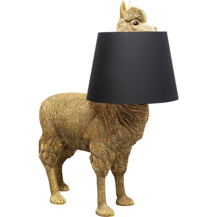 Lampa podłogowa ALPACA 180 - czarny/złoty