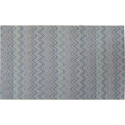 Dywan ogrodowy ZIGZAG 230x330 - niebieski
