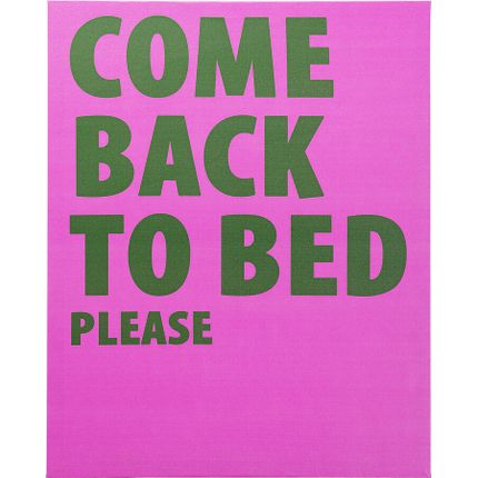 Obraz COME BACK TO BED 40x50