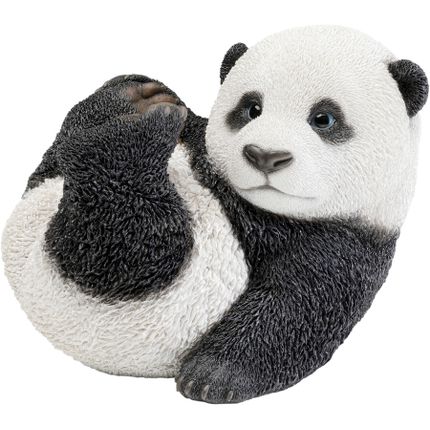 Figurka dekoracyjna PANDA BABY 25x20 - biało-czarny