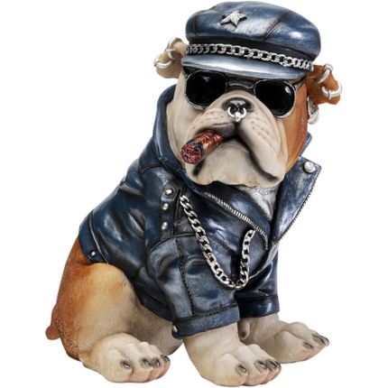 Skarbonka PUNK DOG 22 - brązowy/czarny