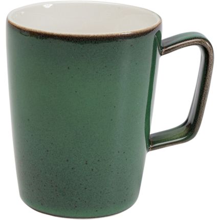 Kubek porcelanowy COLORINO 350 ml - biały/zielony