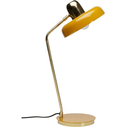 Lampa stołowa DEMI - żółty/złoty