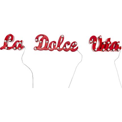 Oświetlenie dekoracyjne LA DOLCE VITA - czerwony
