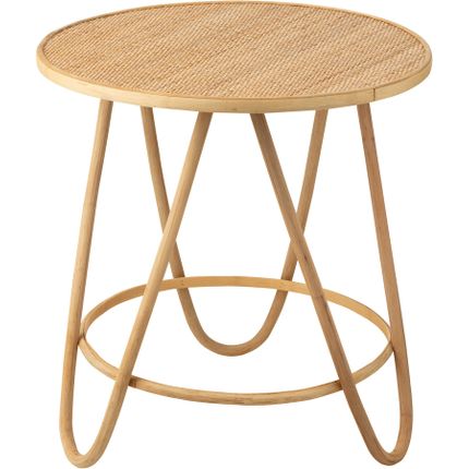 Stolik ratanowy Ø60 cm - naturalny